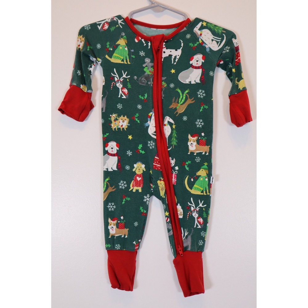 Little Sleepies Holiday Hounds Zippy Newborn